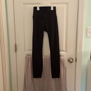 lulu lemon black align leggings size 2